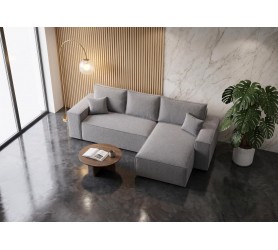 Narożnik Z Funkcją Spania Viggo 277x189 cm sofa boucle od kamameble