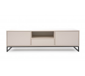 Komoda RTV 160 cm Candelo Z Szufladą - Szafka Loft - Piaskowy Beż