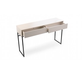 Biurko Industrialne 137 cm Candelo - Toaletka Loft - piaskowy beż