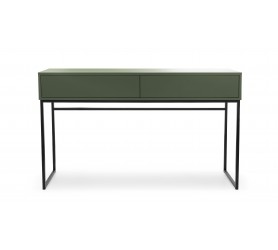 Biurko Industrialne 137 cm Candelo - Toaletka Loft - Butelkowa Zieleń