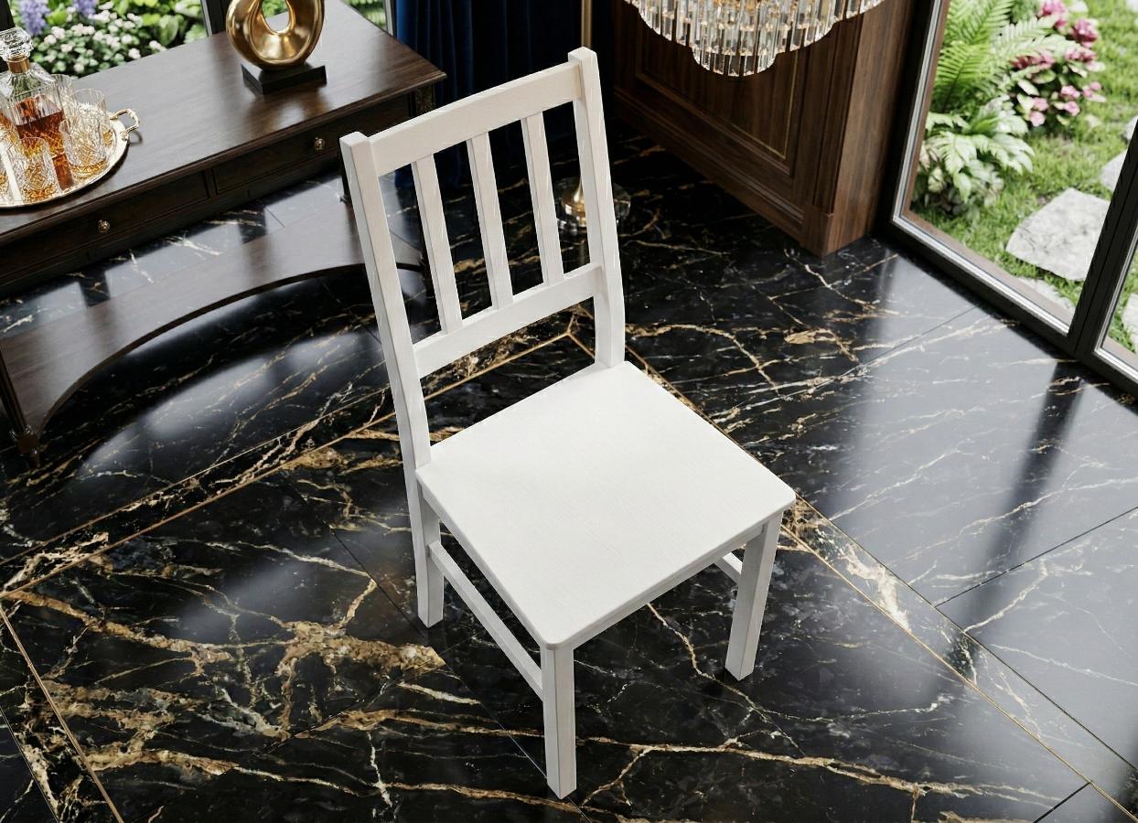 Białe krzesło kuchenne Armano 4D