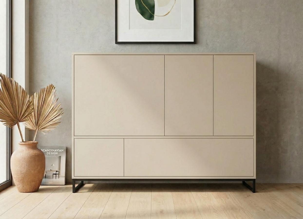 Komoda GENUA Candelo 160 cm piaskowy beż