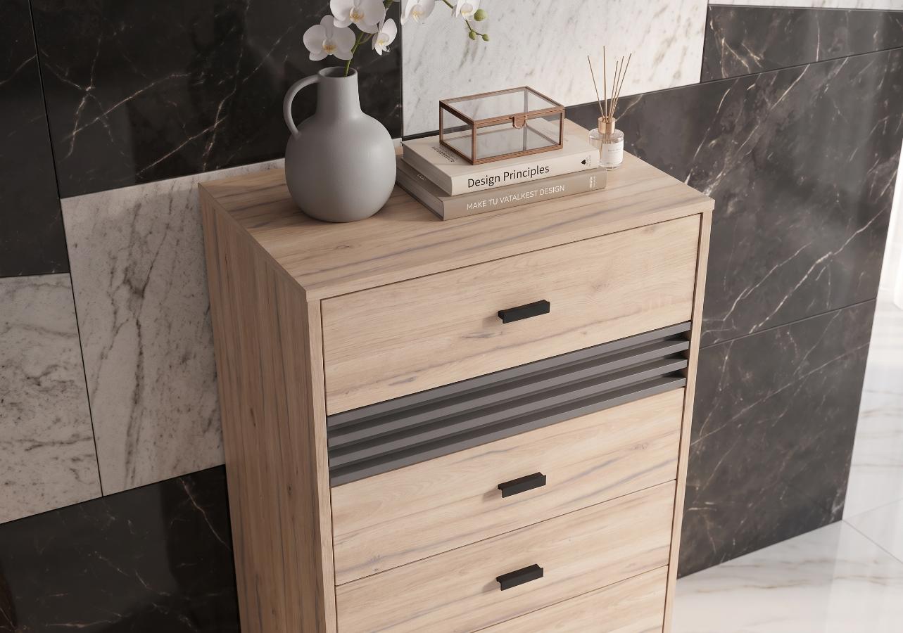 Komoda Z Szufladami Oliver 18 60x120x40 cm Allmo Meblar