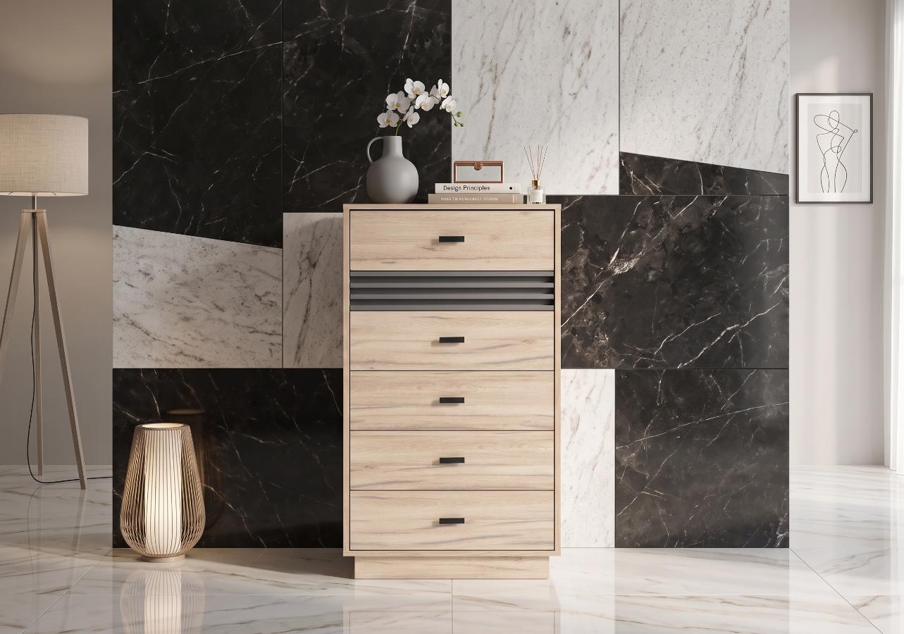 Komoda Z Szufladami Oliver 18 60x120x40 cm Allmo Meblar
