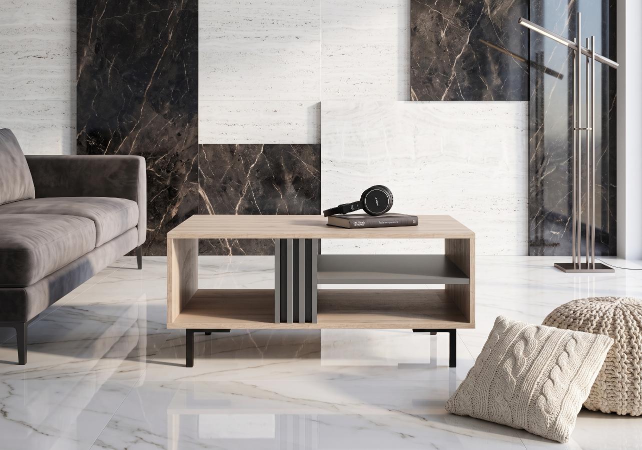 Stolik Kawowy Oliver 14 90x40x70 cm Allmo kaszmir