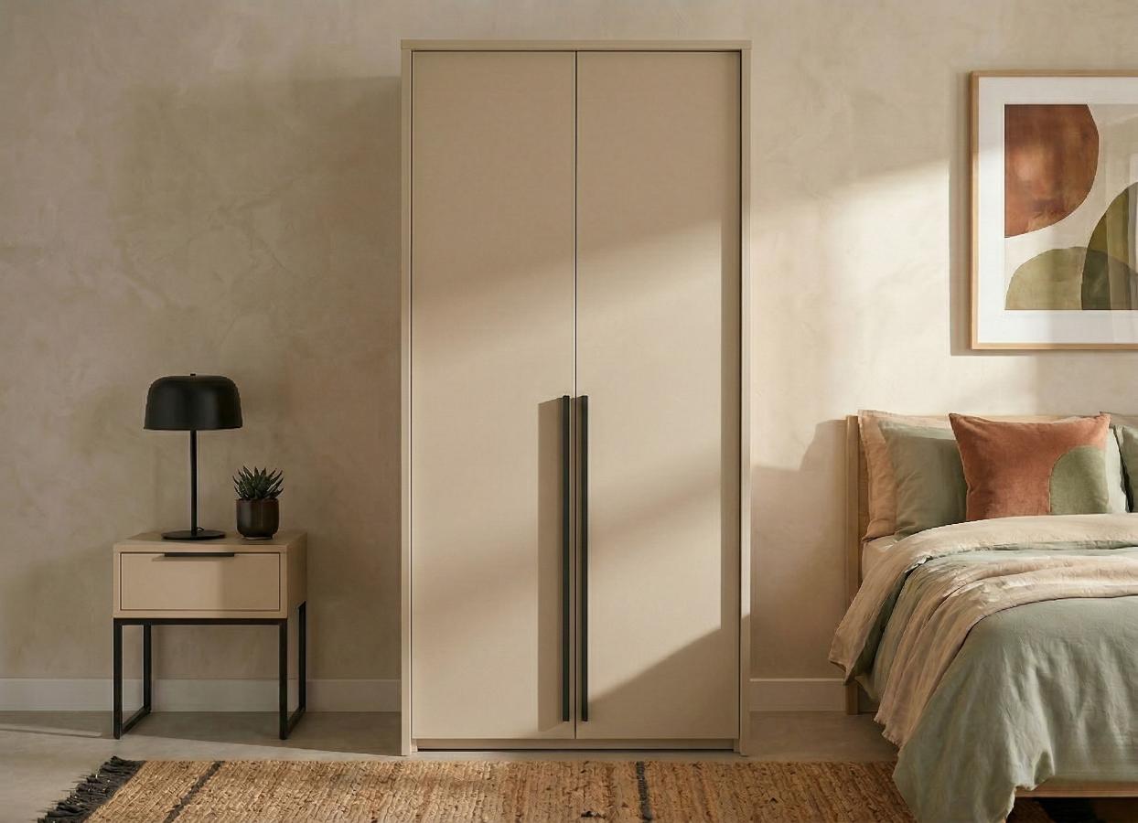 Szafa uchylna wąska GENUA Candelo 105 cm piaskowy beż